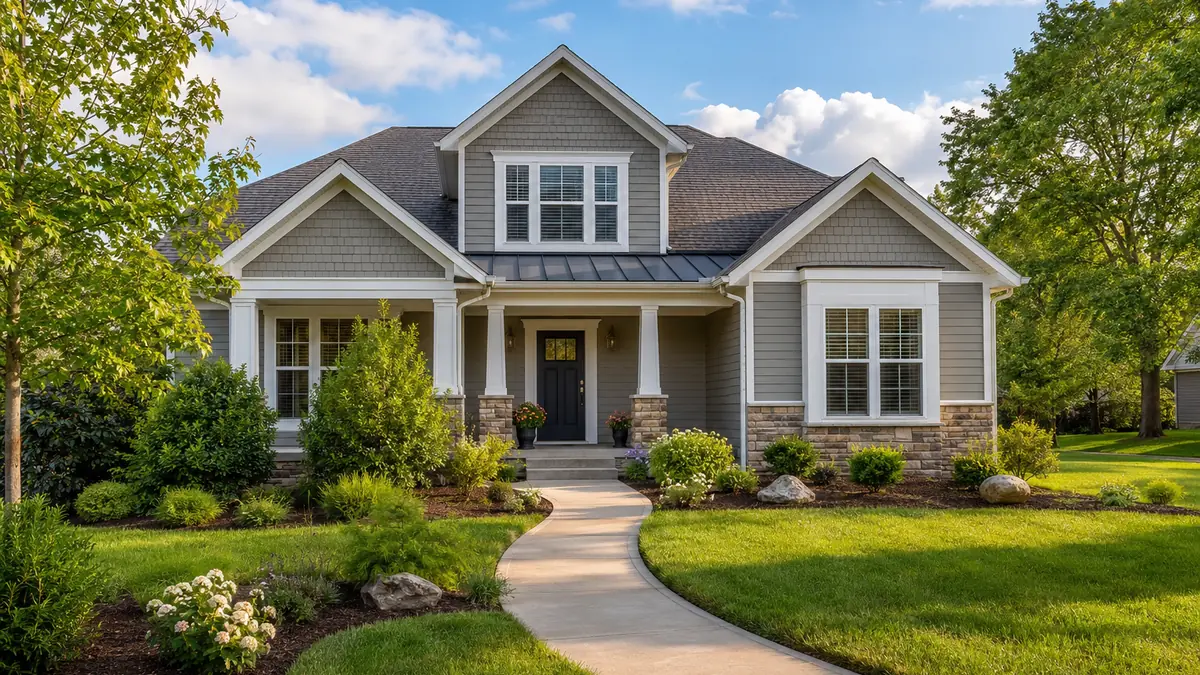 Suburban home representing Chapter 13 mortgage refinancing options